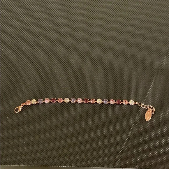 Elegant Multicolor Crystal Bracelet - Picture 1 of 2